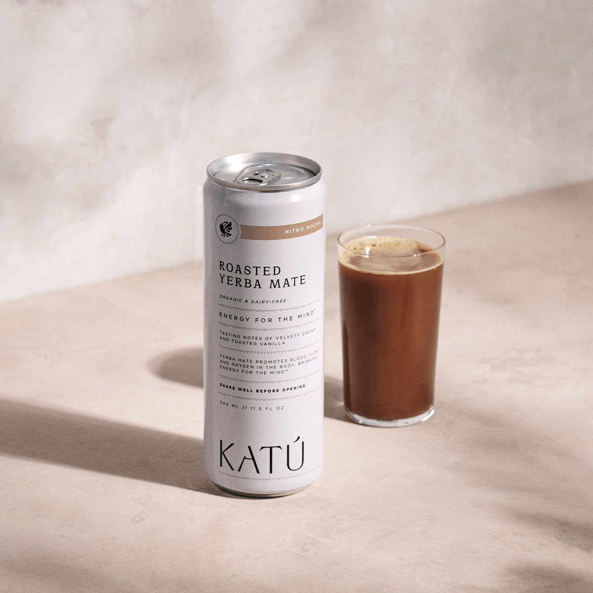 Organic Nitro Mocha Yerba Mate Single Can