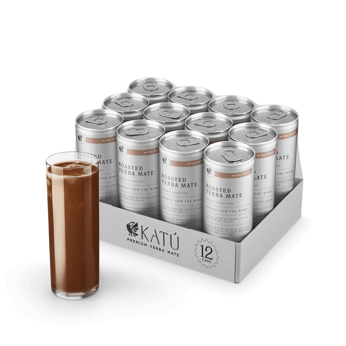 Organic Nitro Mocha Yerba Mate Single Can