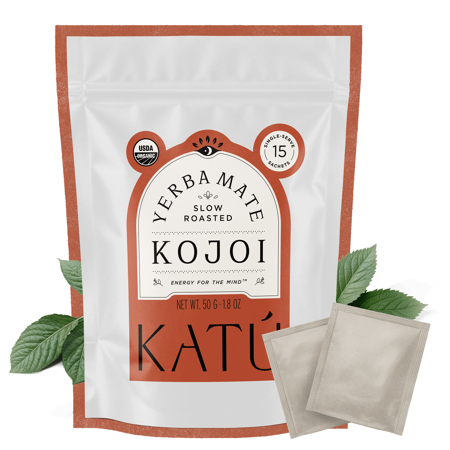 Kojoi Roasted Yerba Mate Tea Bags (15 Sachets)