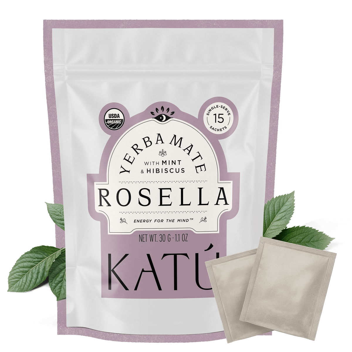 Rosella Yerba Mate Tea Bags (15 Sachets)